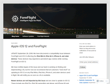 Tablet Screenshot of blog.foreflight.com