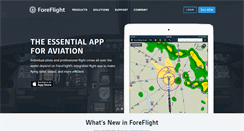 Desktop Screenshot of foreflight.com